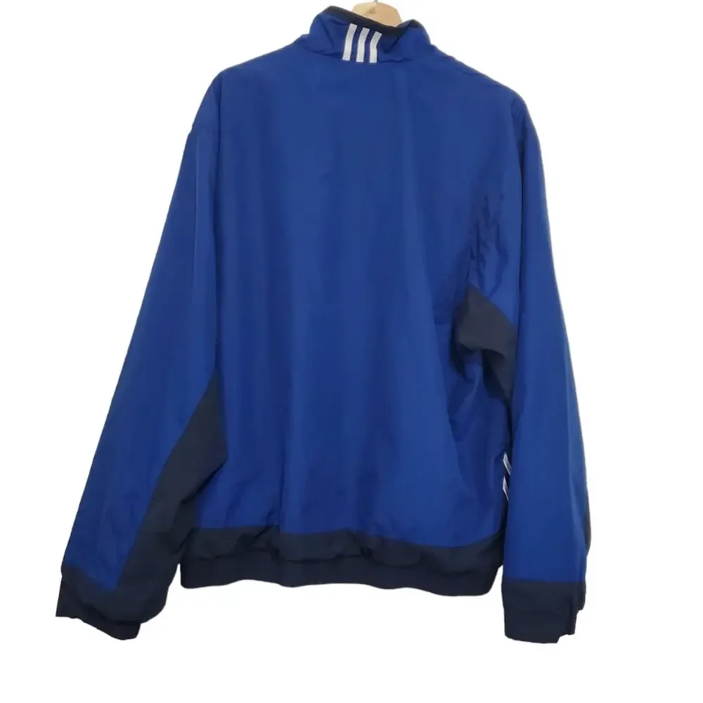 Adidas | Y2K Era Early 2000s Oversized Zip Up Climaproof Windbreaker Jacket